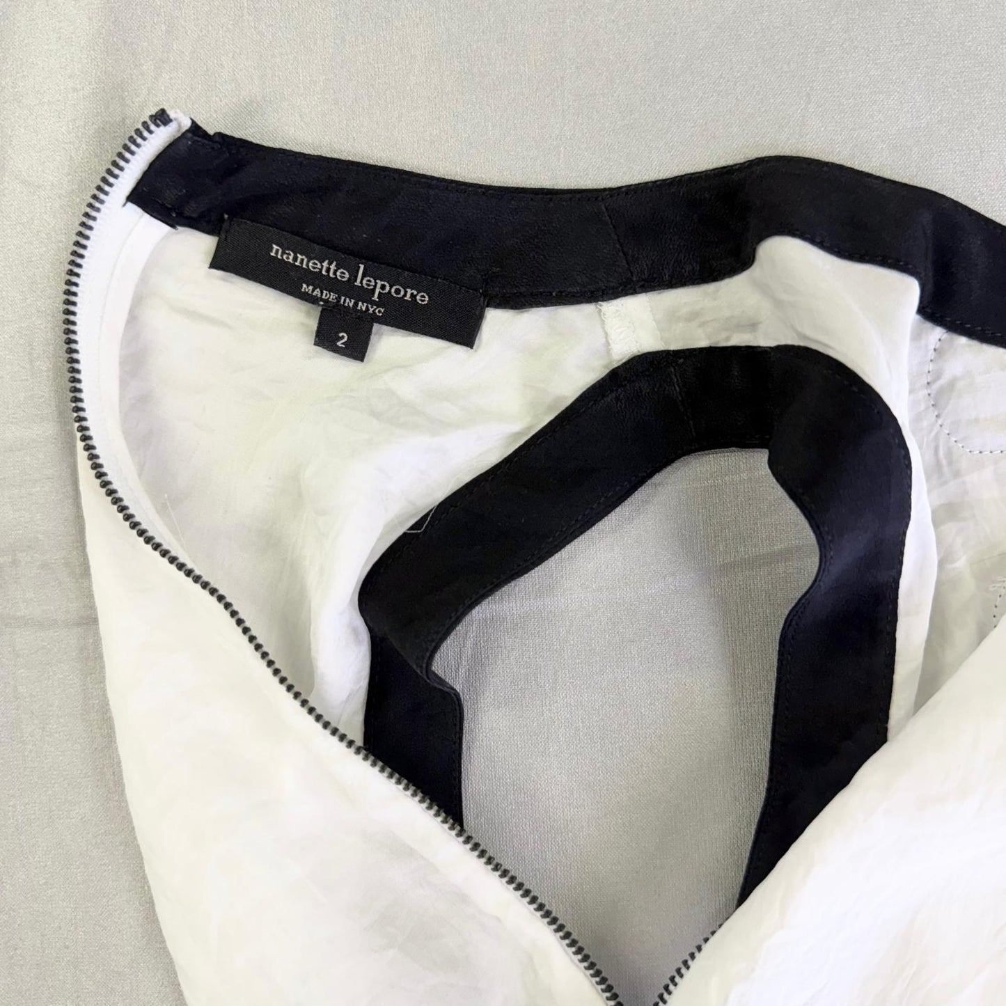 【美品】Nanette Lepore ワンピース ホワイト 2サイズ【クリーニング発送】