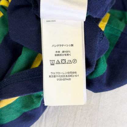 【美品】POLO RALPH LAUREN 長袖カットソー ボーダー 7サイズ【クリーニング発送】