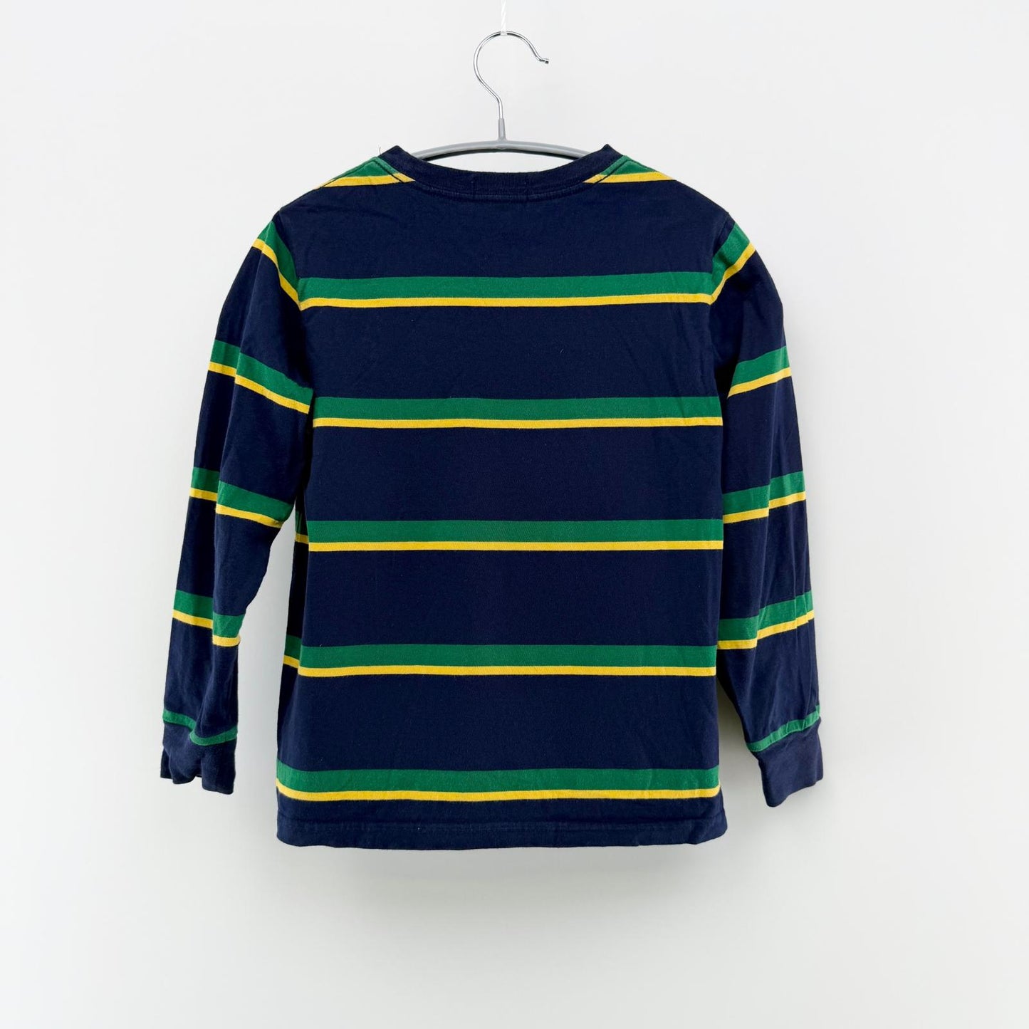 【美品】POLO RALPH LAUREN 長袖カットソー ボーダー 7サイズ【クリーニング発送】