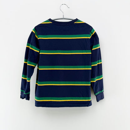 【美品】POLO RALPH LAUREN 長袖カットソー ボーダー 7サイズ【クリーニング発送】
