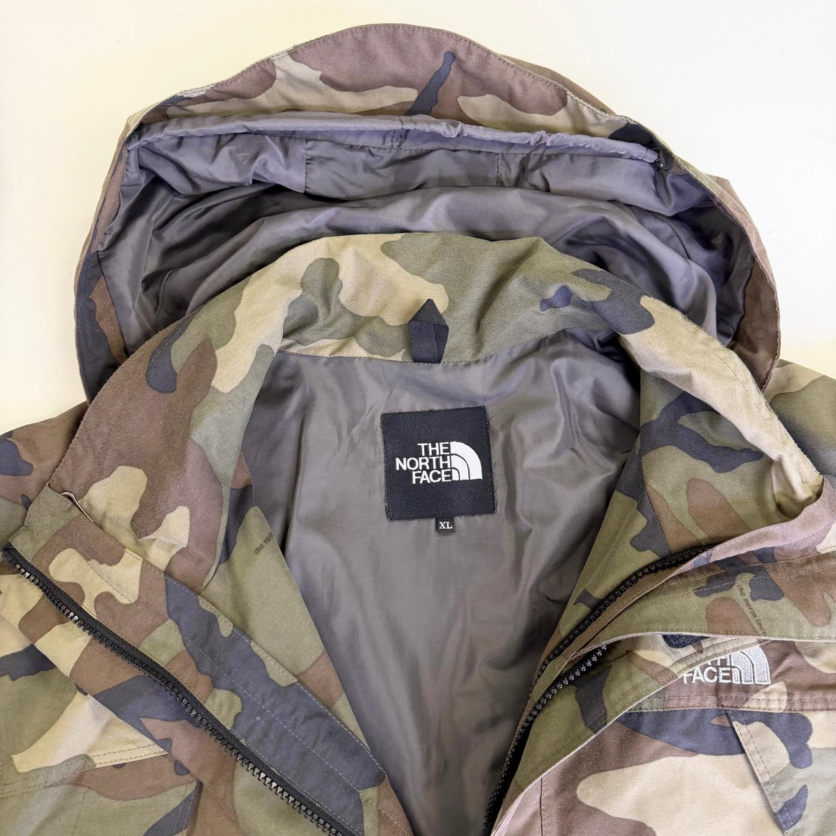 【美品】THE NORTH FACE ミリタリージャケット 迷彩 XLサイズ【クリーニング発送】