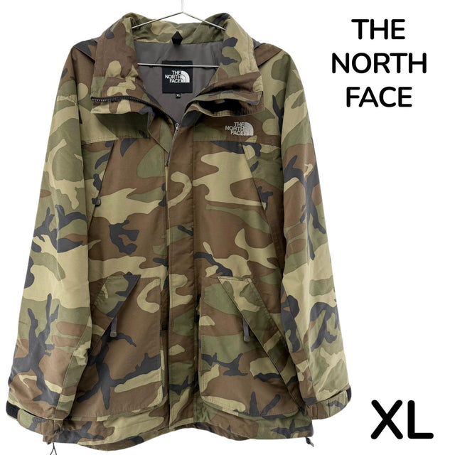 【美品】THE NORTH FACE ミリタリージャケット 迷彩 XLサイズ【クリーニング発送】