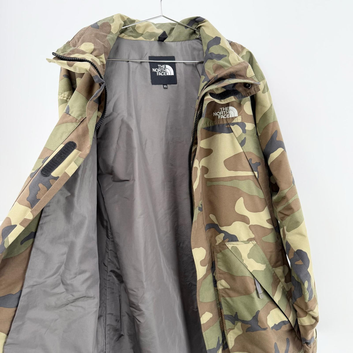 【美品】THE NORTH FACE ミリタリージャケット 迷彩 XLサイズ【クリーニング発送】