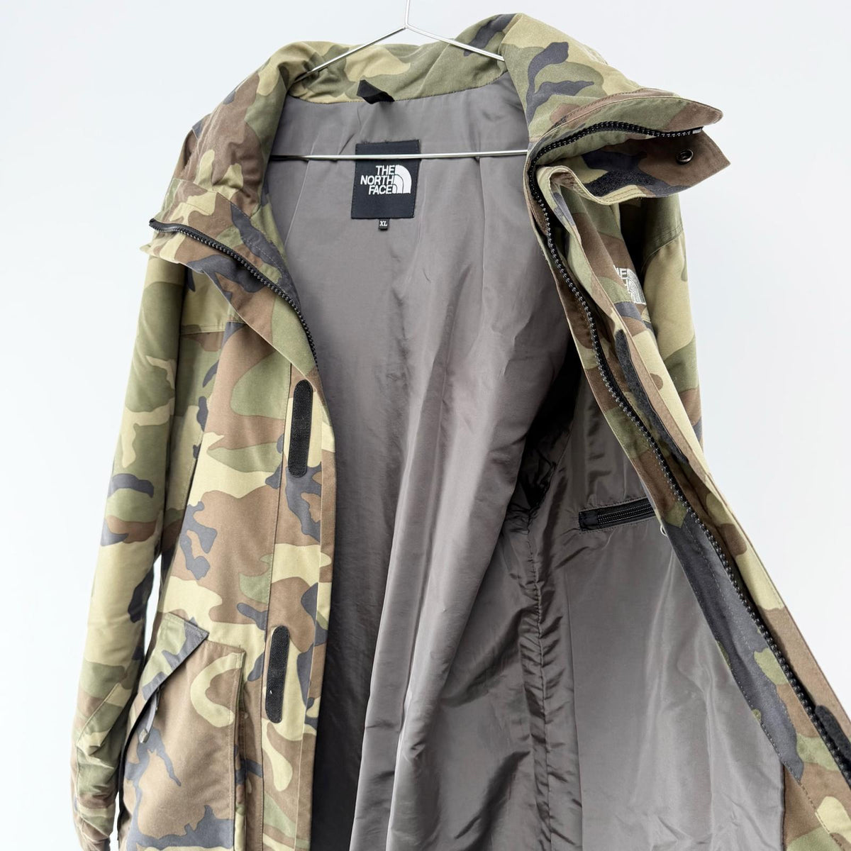 【美品】THE NORTH FACE ミリタリージャケット 迷彩 XLサイズ【クリーニング発送】