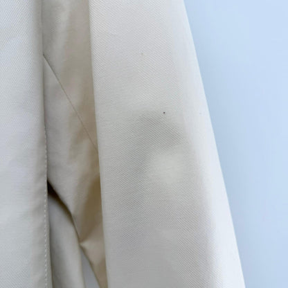 【美品】Aquascutum LONDON トレンチコート ホワイト Fサイズ【クリーニング発送】