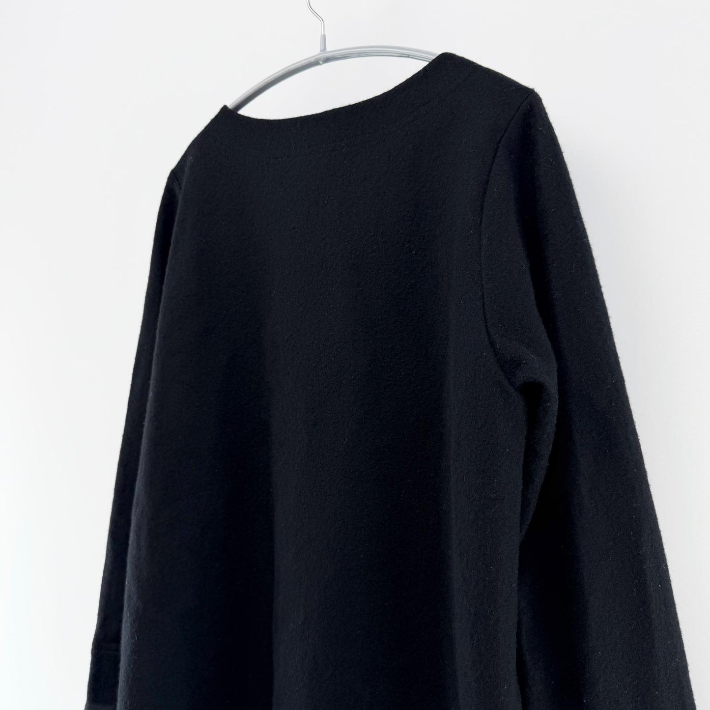 【美品】Le minor 長袖ニット ブラック 38サイズ【クリーニング発送】