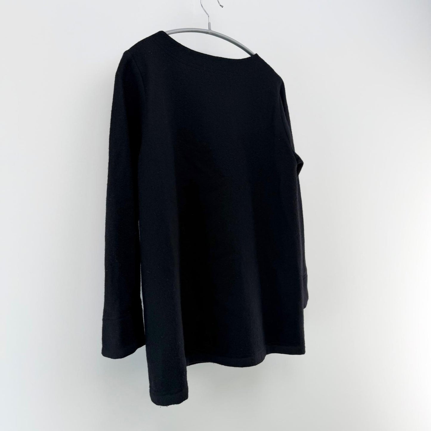 【美品】Le minor 長袖ニット ブラック 38サイズ【クリーニング発送】