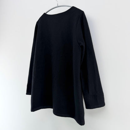 【美品】Le minor 長袖ニット ブラック 38サイズ【クリーニング発送】
