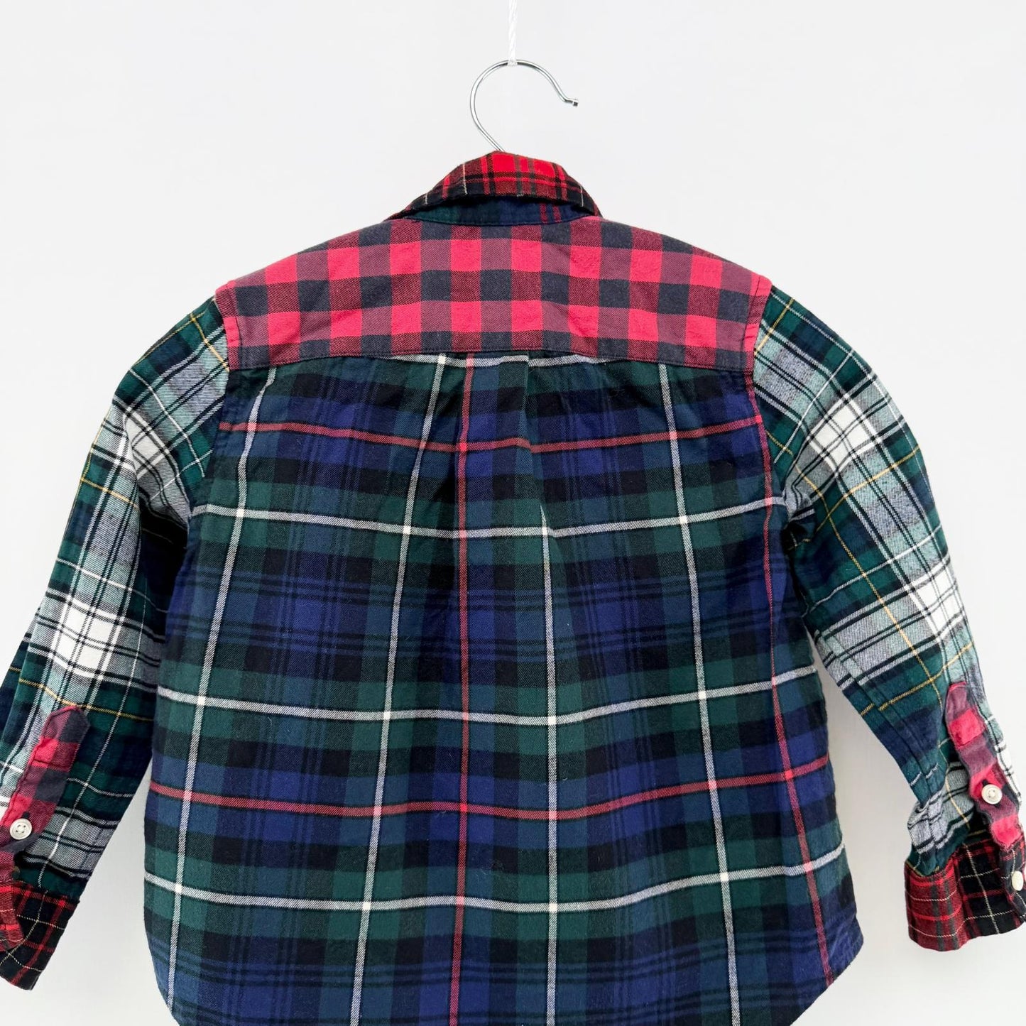 【美品】POLO RALPH LAUREN 長袖シャツ チェック 3Tサイズ【クリーニング発送】