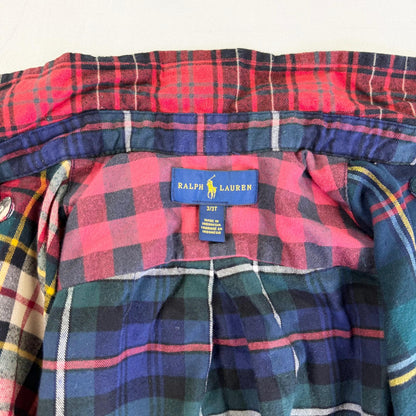 【美品】POLO RALPH LAUREN 長袖シャツ チェック 3Tサイズ【クリーニング発送】