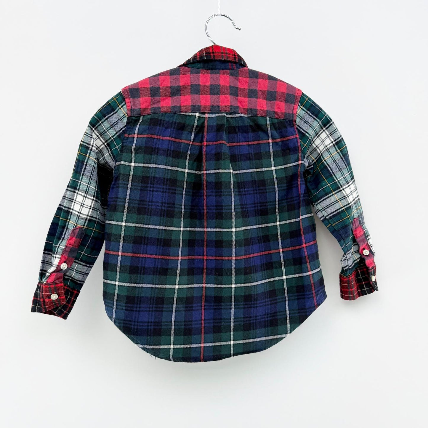 【美品】POLO RALPH LAUREN 長袖シャツ チェック 3Tサイズ【クリーニング発送】