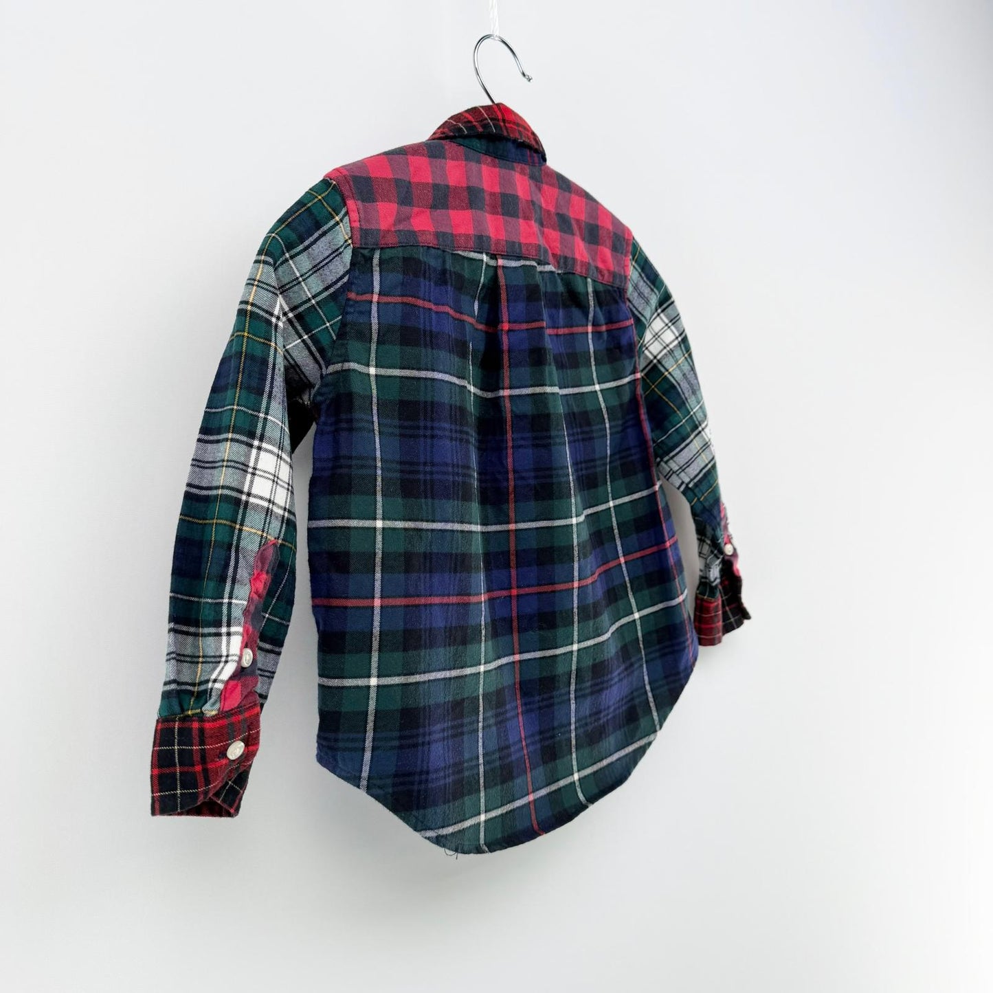 【美品】POLO RALPH LAUREN 長袖シャツ チェック 3Tサイズ【クリーニング発送】