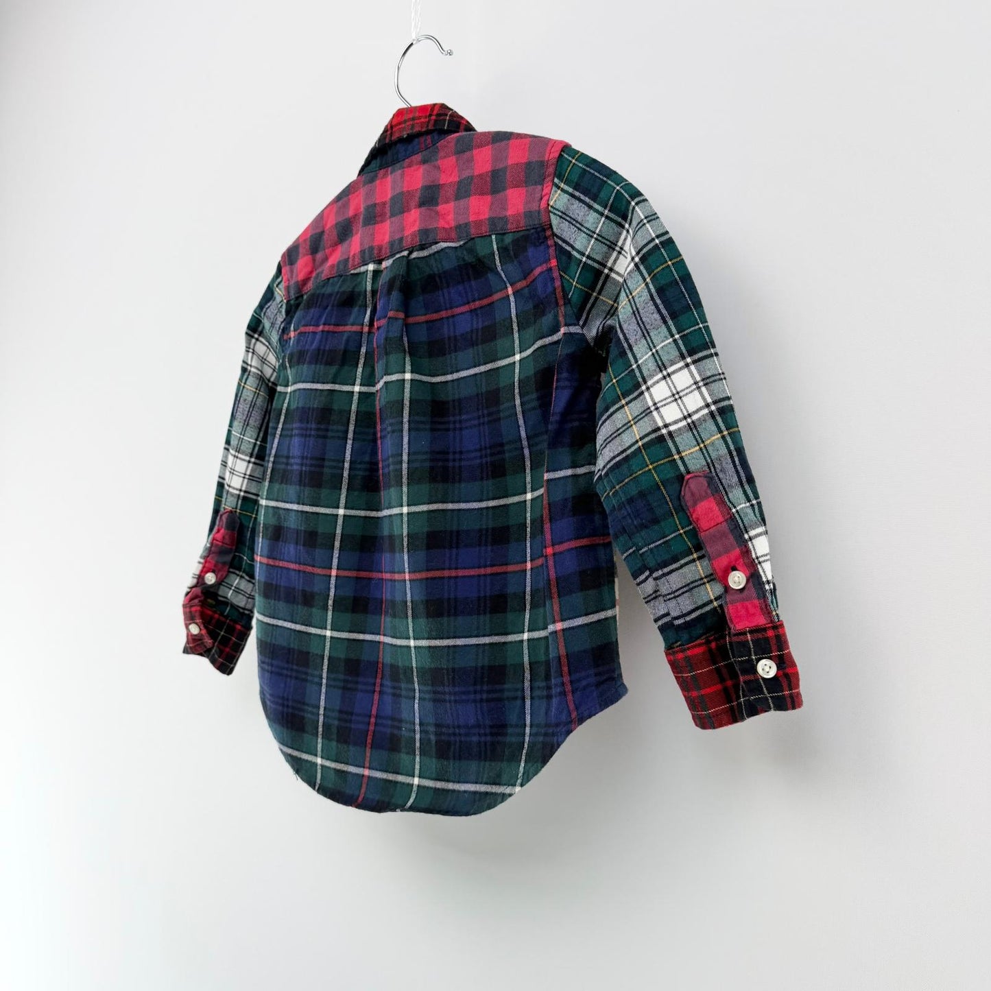 【美品】POLO RALPH LAUREN 長袖シャツ チェック 3Tサイズ【クリーニング発送】