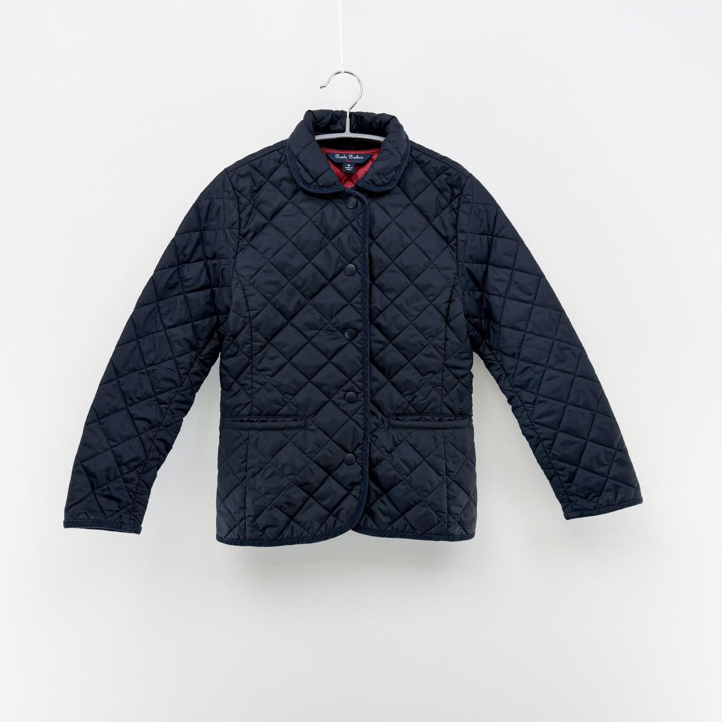 【美品】Brooks Brothers ダウンジャケット ネイビー キッズ Mサイズ【クリーニング発送】