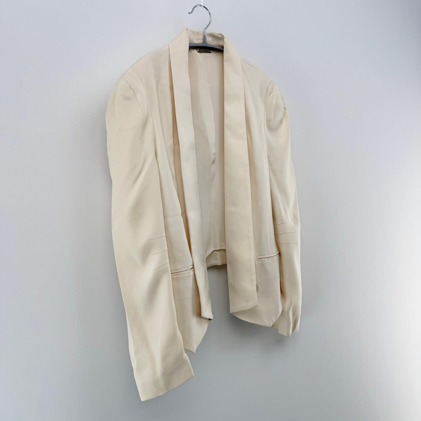 【美品】Rebecca Minkoff ショート丈ジャケット ホワイト Sサイズ【クリーニング発送】