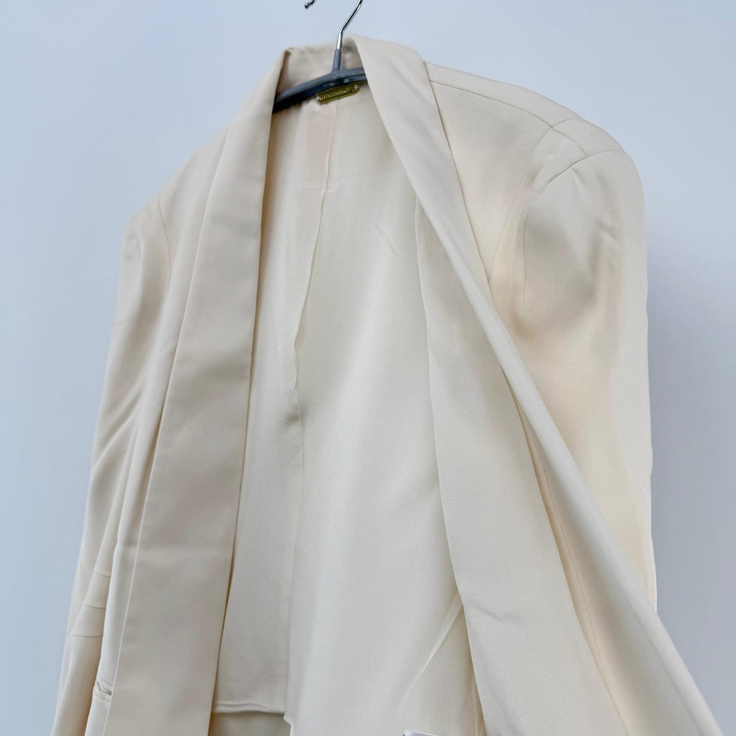 【美品】Rebecca Minkoff ショート丈ジャケット ホワイト Sサイズ【クリーニング発送】