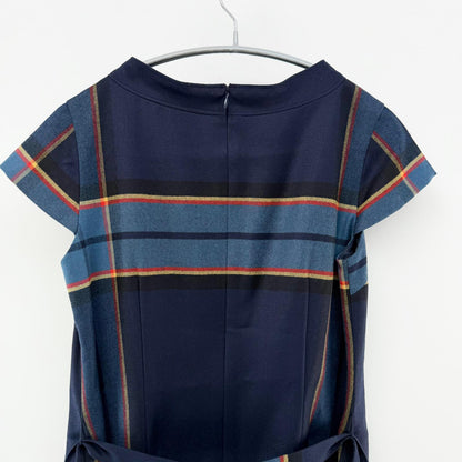 【美品】York land ワンピース ネイビー 9ARサイズ【クリーニング発送】