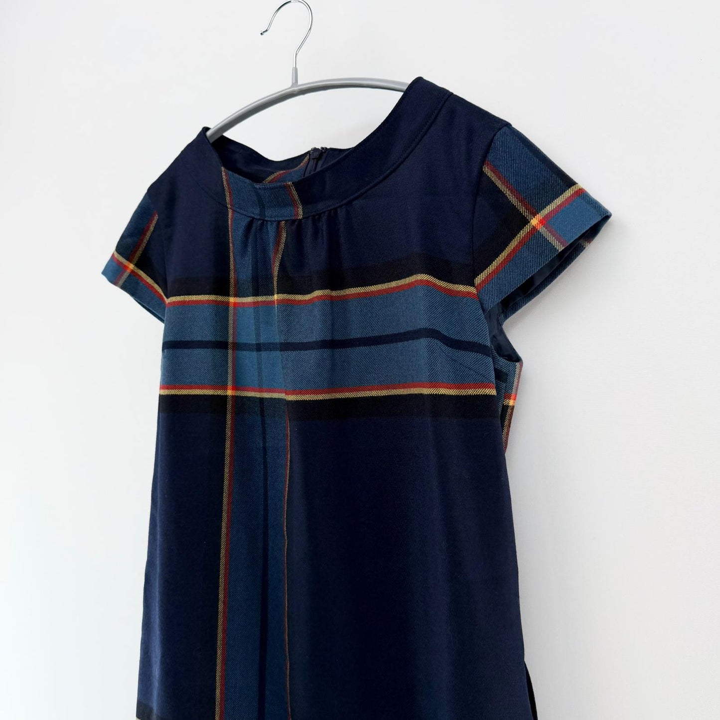 【美品】York land ワンピース ネイビー 9ARサイズ【クリーニング発送】