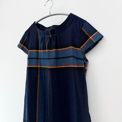 【美品】York land ワンピース ネイビー 9ARサイズ【クリーニング発送】