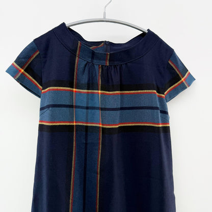 【美品】York land ワンピース ネイビー 9ARサイズ【クリーニング発送】