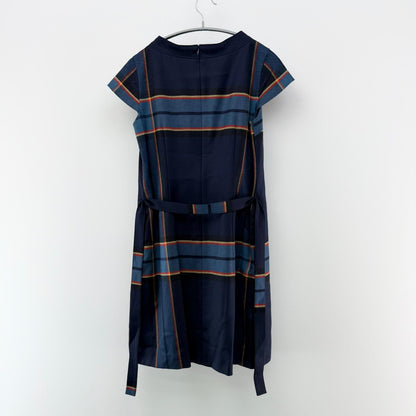 【美品】York land ワンピース ネイビー 9ARサイズ【クリーニング発送】