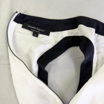 【美品】Nanette Lepore ワンピース ホワイト 2サイズ【クリーニング発送】