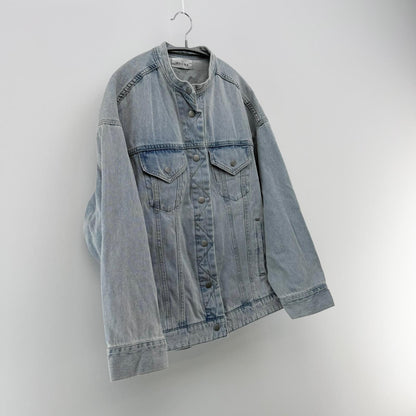【美品】PLUS OTOHA デニムジャケット ブルー Fサイズ【クリーニング発送】