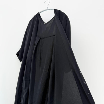 【美品】doux belle シャツワンピース ブラック Fサイズ【クリーニング発送】