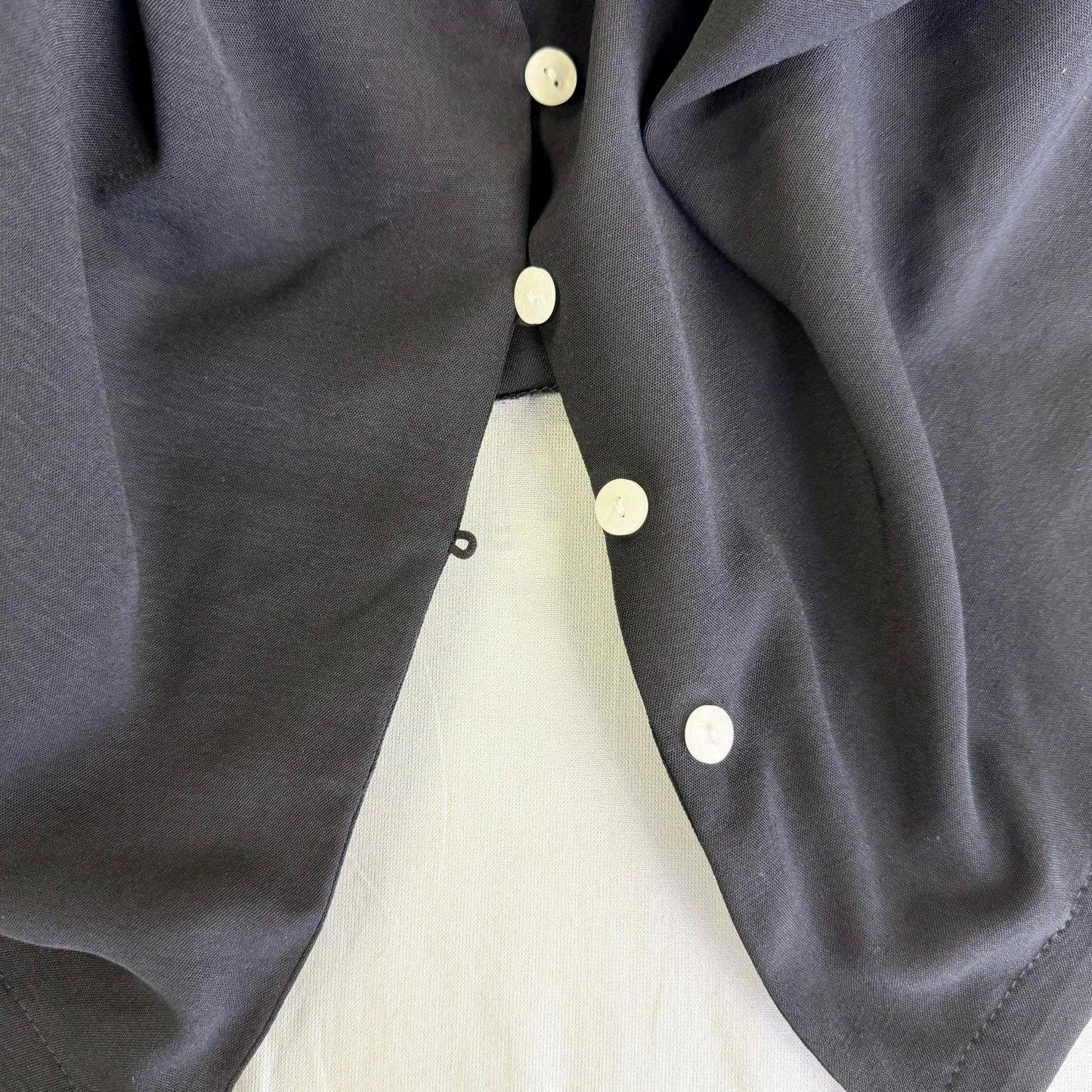 【美品】doux belle シャツワンピース ブラック Fサイズ【クリーニング発送】
