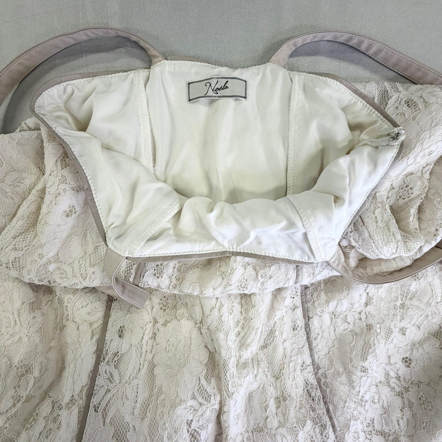 【美品】Noela キャミワンピース ベージュ Mサイズ【クリーニング発送】