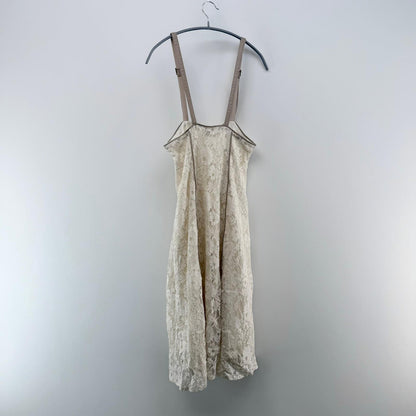 【美品】Noela キャミワンピース ベージュ Mサイズ【クリーニング発送】