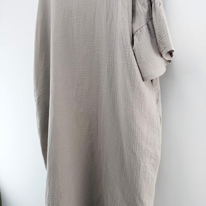 【美品】La-gemme ロングワンピース ベージュ Fサイズ【クリーニング発送】