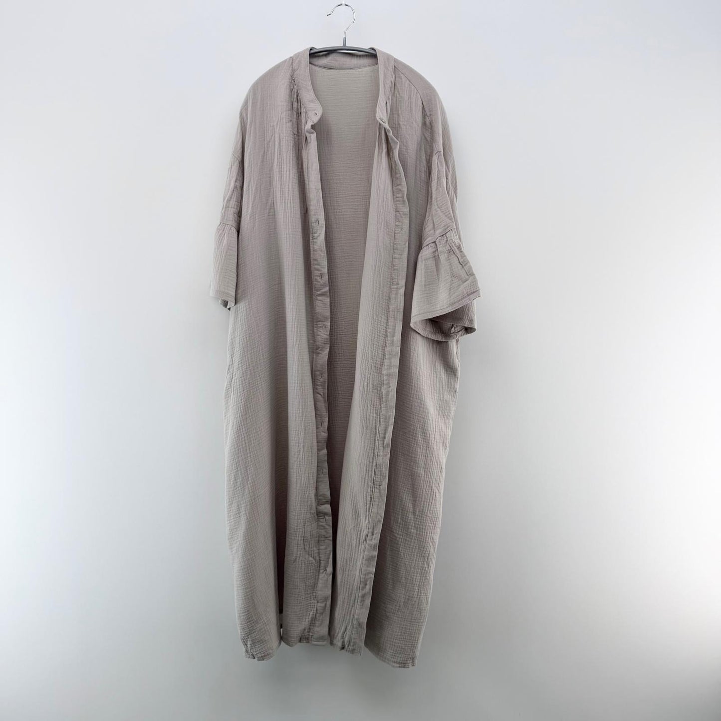 【美品】La-gemme ロングワンピース ベージュ Fサイズ【クリーニング発送】