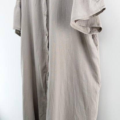 【美品】La-gemme ロングワンピース ベージュ Fサイズ【クリーニング発送】