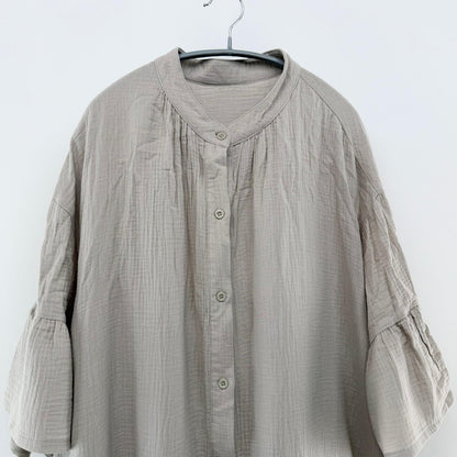 【美品】La-gemme ロングワンピース ベージュ Fサイズ【クリーニング発送】