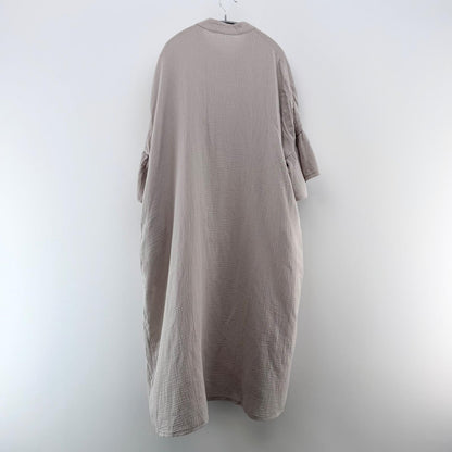 【美品】La-gemme ロングワンピース ベージュ Fサイズ【クリーニング発送】