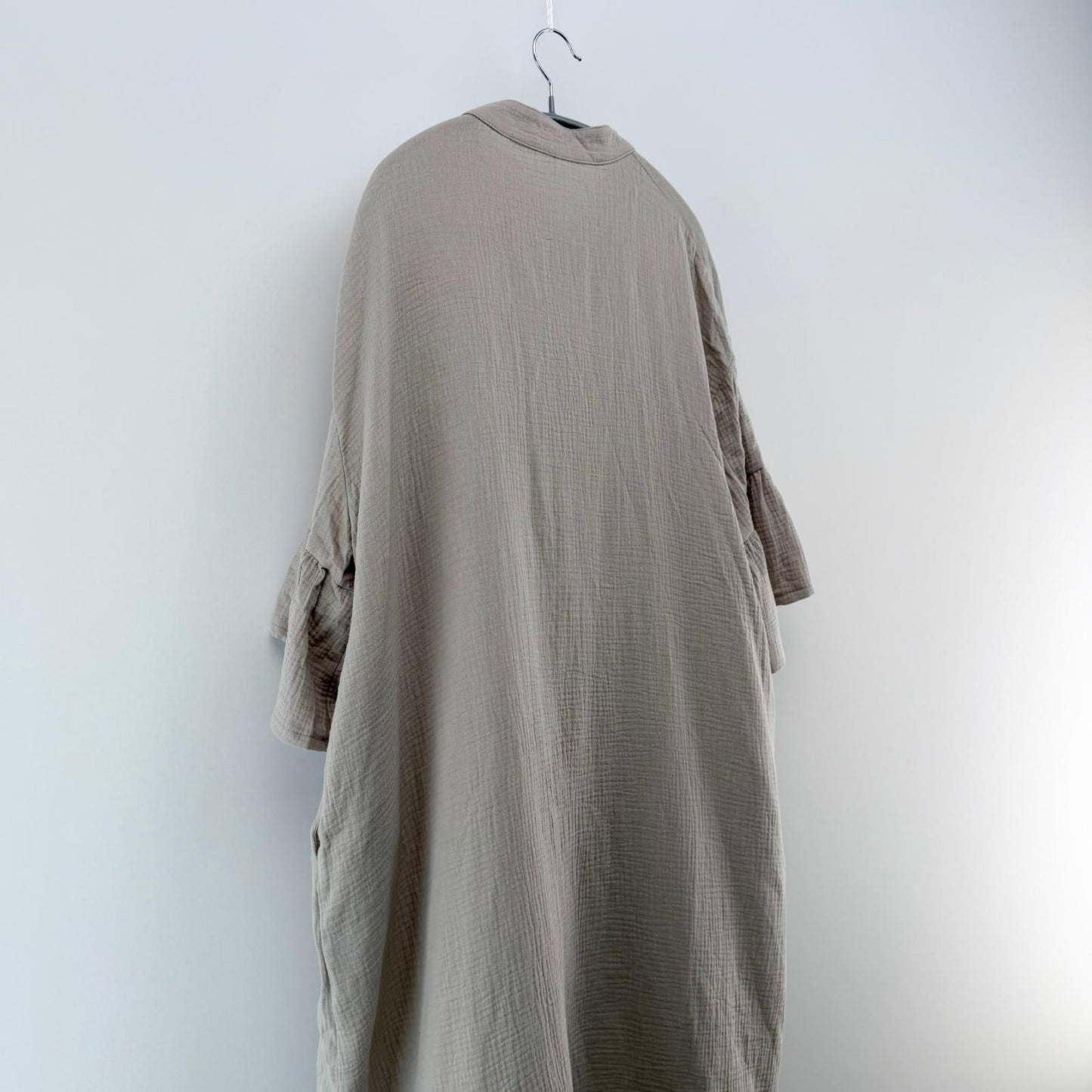 【美品】La-gemme ロングワンピース ベージュ Fサイズ【クリーニング発送】