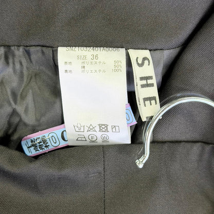 【美品】SHENERY ロングスカート ブラック 36サイズ【クリーニング発送】