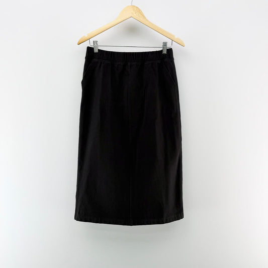 【美品】ユニクロ ロングスカート ブラック Lサイズ【クリーニング発送】