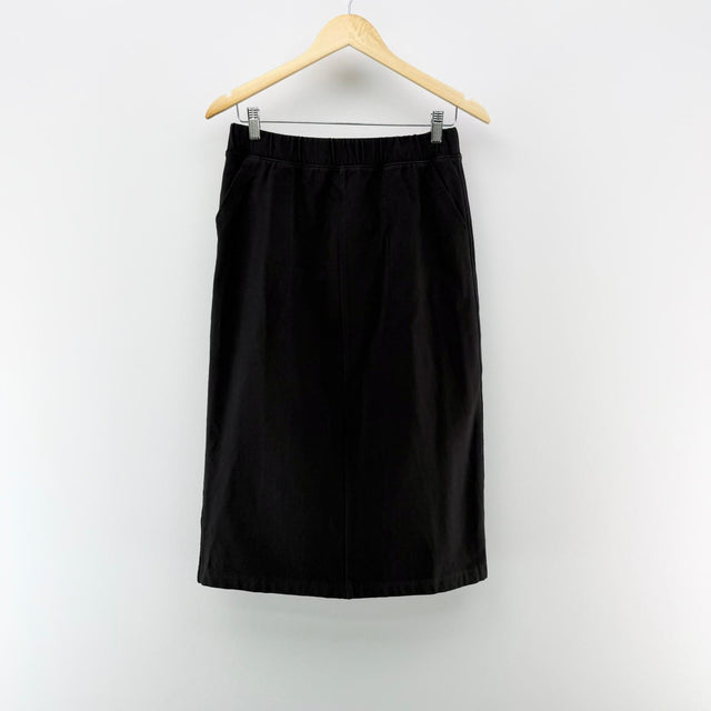 【美品】ユニクロ ロングスカート ブラック Lサイズ【クリーニング発送】