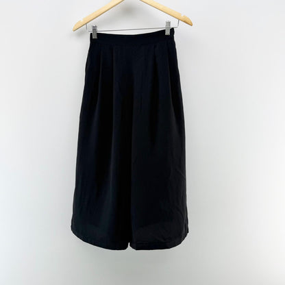 【美品】comfort basic ガウチョパンツ ブラック Lサイズ【クリーニング発送】