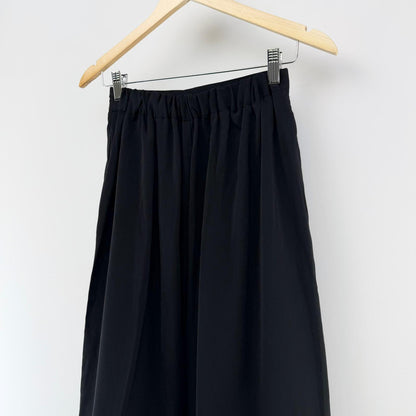 【美品】comfort basic ガウチョパンツ ブラック Lサイズ【クリーニング発送】