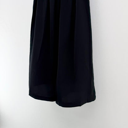 【美品】comfort basic ガウチョパンツ ブラック Lサイズ【クリーニング発送】