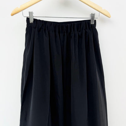 【美品】comfort basic ガウチョパンツ ブラック Lサイズ【クリーニング発送】