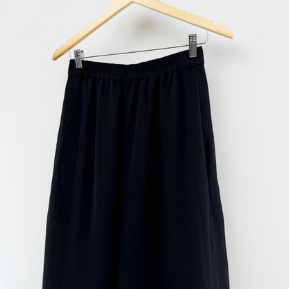 【美品】ユニクロ ガウチョパンツ ブラック Mサイズ【クリーニング発送】