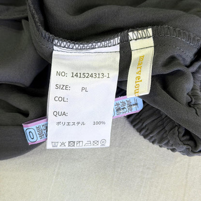 【美品】marvelous by pierrot イージーパンツ グレー PLサイズ【クリーニング発送】