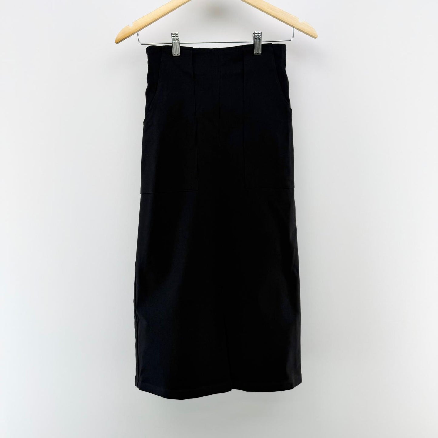 【美品】神戸レタス ロングスカート ブラック Fサイズ 【クリーニング発送】