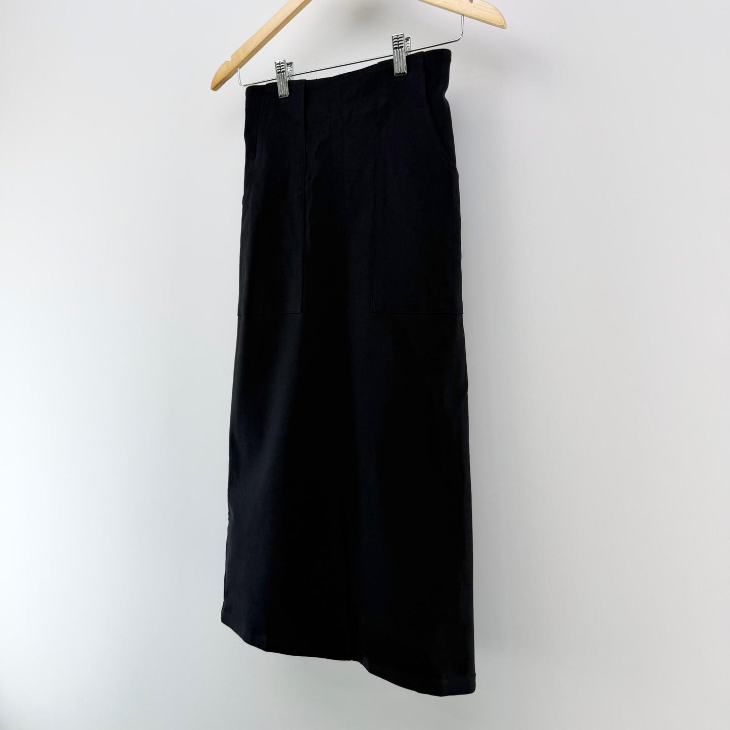 【美品】神戸レタス ロングスカート ブラック Fサイズ 【クリーニング発送】
