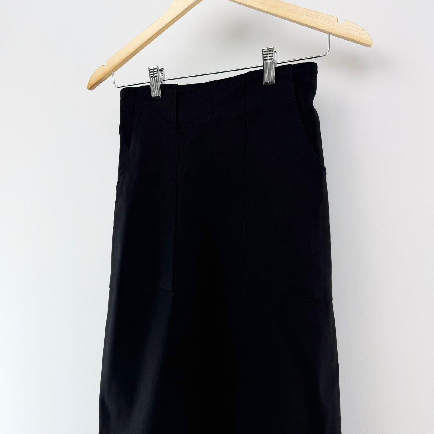 【美品】神戸レタス ロングスカート ブラック Fサイズ 【クリーニング発送】