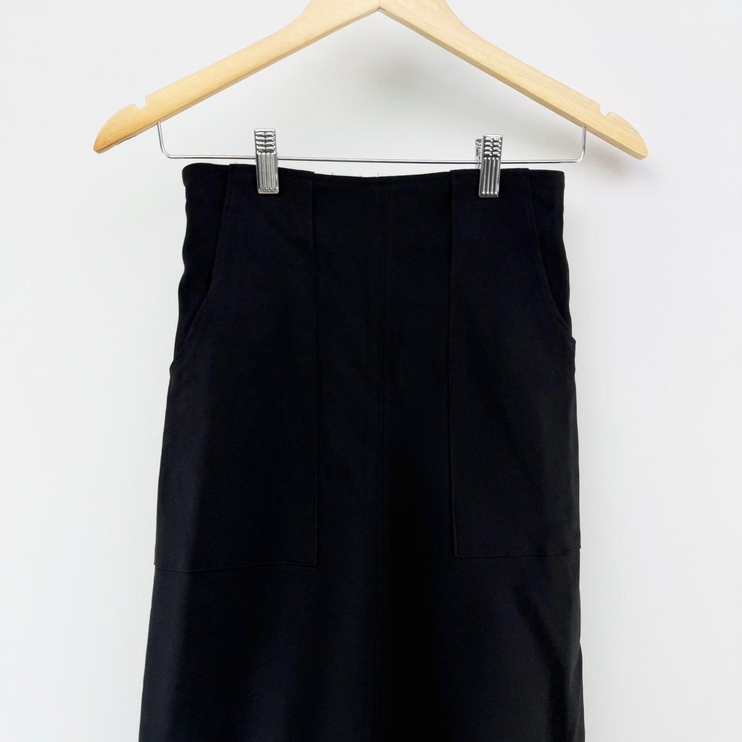 【美品】神戸レタス ロングスカート ブラック Fサイズ 【クリーニング発送】